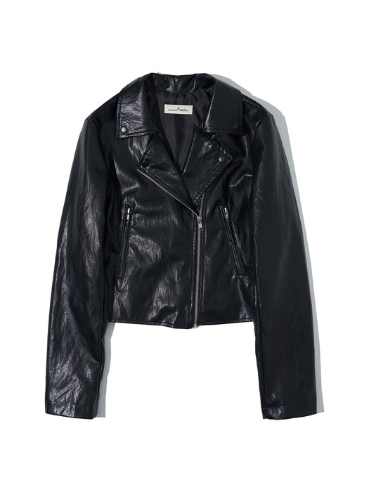 O3714 Fake leather Jacket