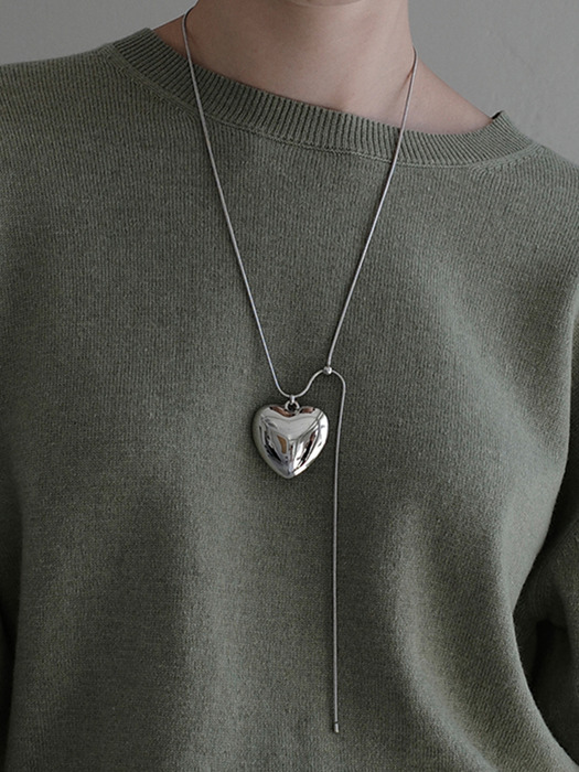 MONDAY EDITION먼데이에디션]Illuminated In The Heart Necklace