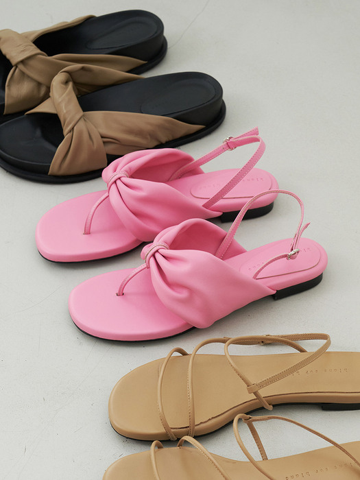Emily Sandals Leather Pink