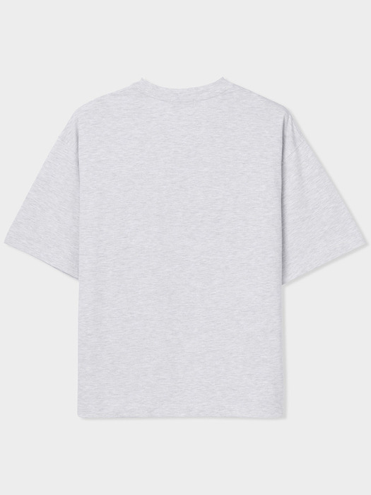  AMERICA LOGO OVER FIT T-SHIRT(GREY)