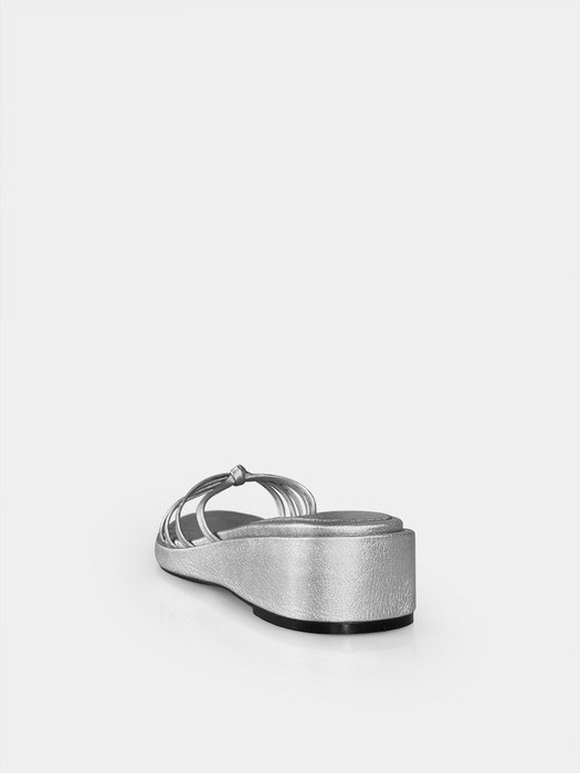 Mrc105 Strap Platform Sandal (Silver)