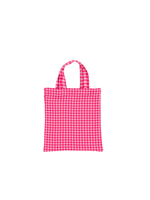 2 Side Checked Mini Bag (Pink)