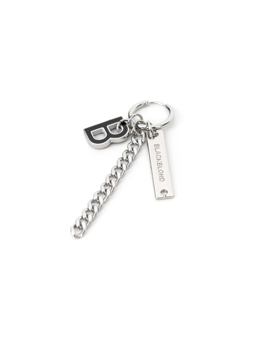 BBD B Logo Earring (Silver)