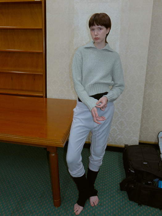 [모노하]Mohair blended collar knit (2colors) [W CONCEPT]