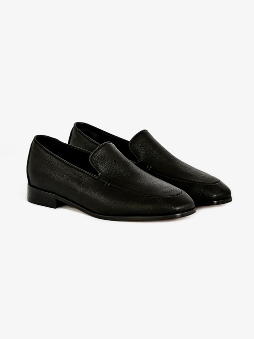 25mm Enzo Soft Leather Loafers (Black)