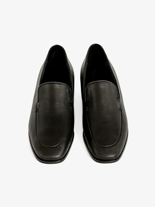 25mm Enzo Soft Leather Loafers (Black)