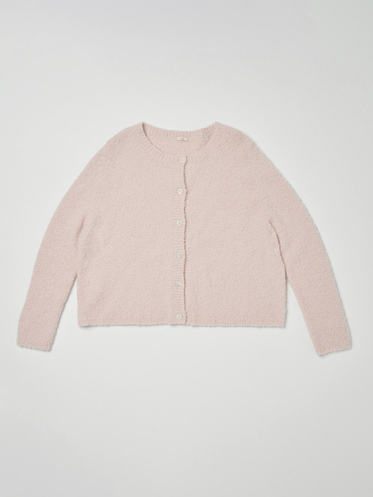 Via Cloud knit cardigan (Light pink)