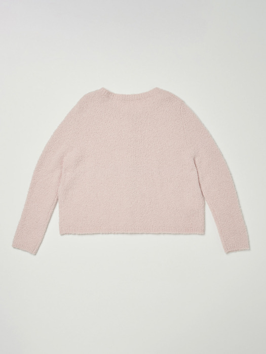 Via Cloud knit cardigan (Light pink)