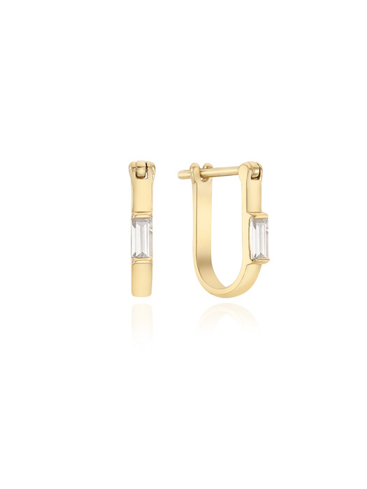 [14K]U ONETOUCH EARRING