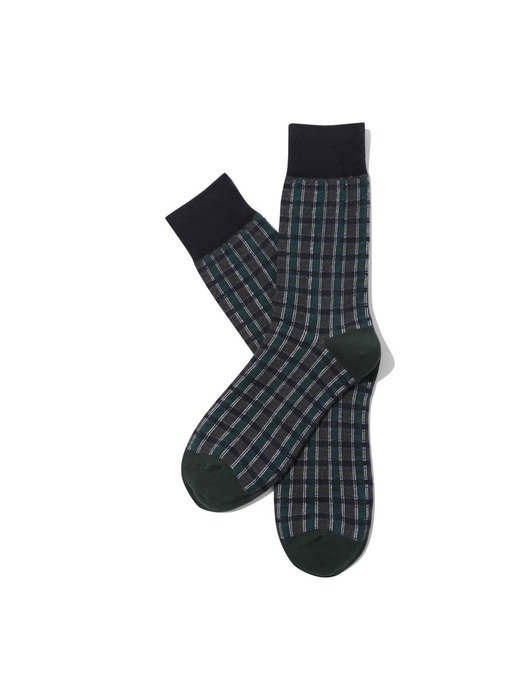 check jacquard socks _CALAX24211NYX