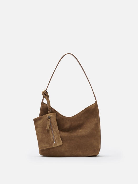 Mini pulpy hobo bag Suede beige