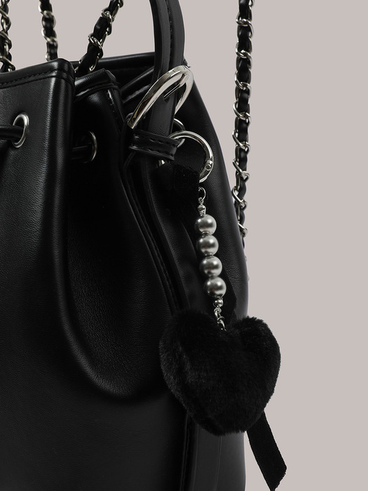 [키링증정] 2way Chain Bag - Black