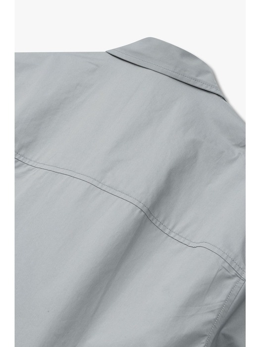 AX 남성 루즈핏 투웨이 지퍼 셔츠-그레이(A414120019)