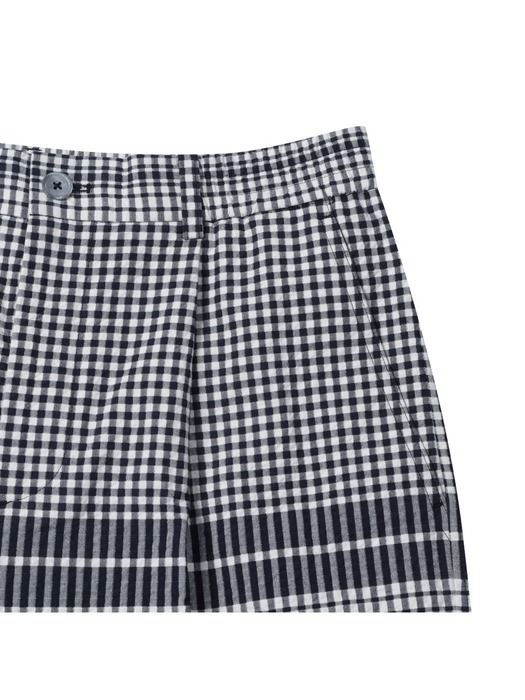 seersucker multi check half pants (set-up)_CWPAM24491BUX