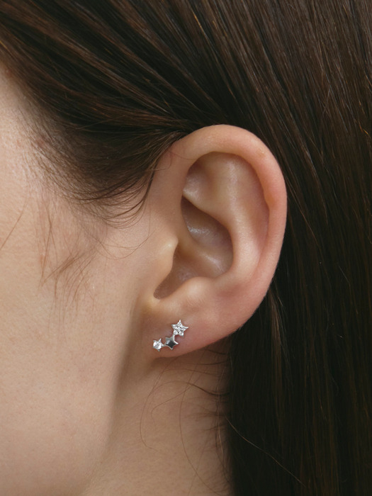 [Silver925] Porkuni Star Sign Earrings