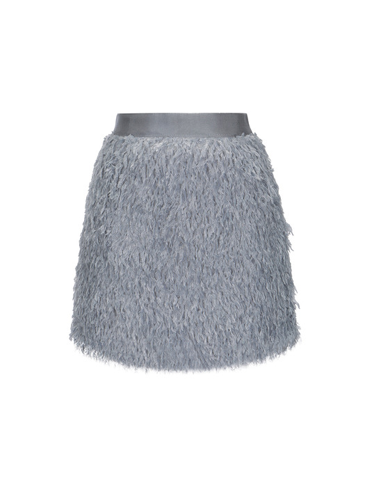 LIGHT HAIRY MINI SKIRT