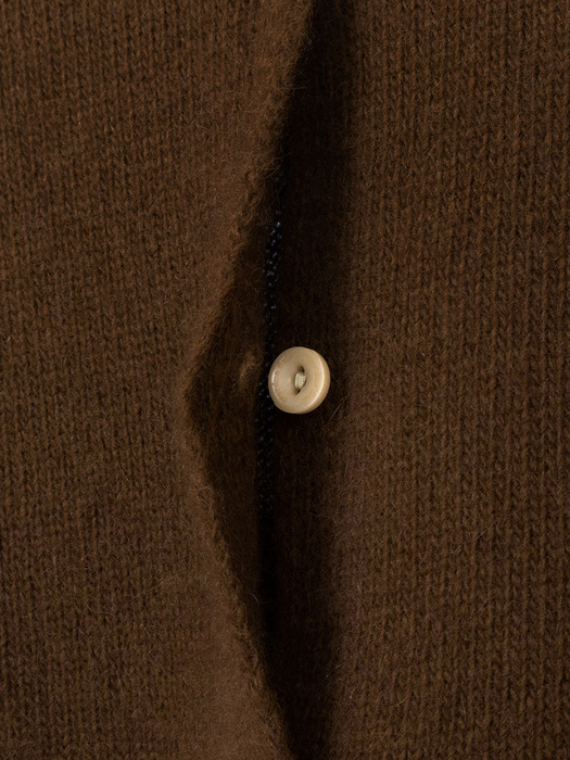 RACCOON MINI CARDIGAN_BROWN