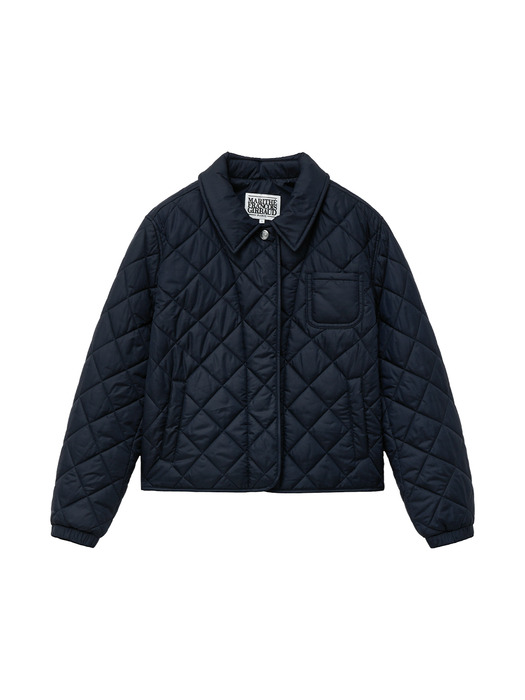 MOUVEMENT W QUILTING JACKET navy