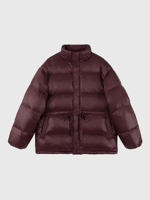 String Middle Length Duck-down Padded Jumper