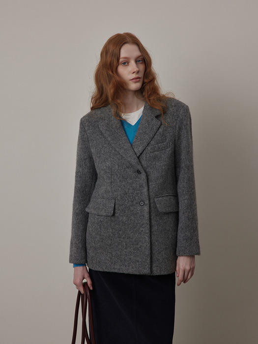 Hairy Alpaca Standard-fit Wool Jacket