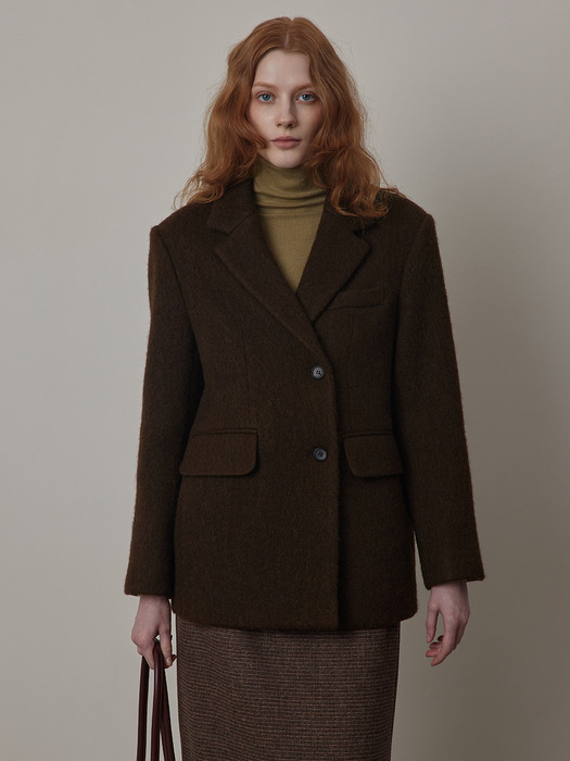 Hairy Alpaca Standard-fit Wool Jacket