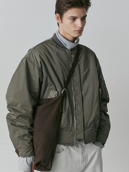 Modern MA Bomber Jacket (Khaki)