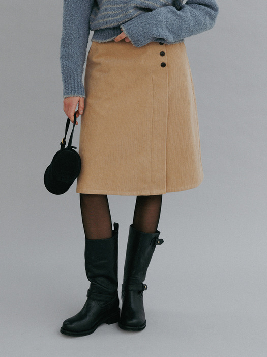 BREE CORDUROY SKIRT (2colors)