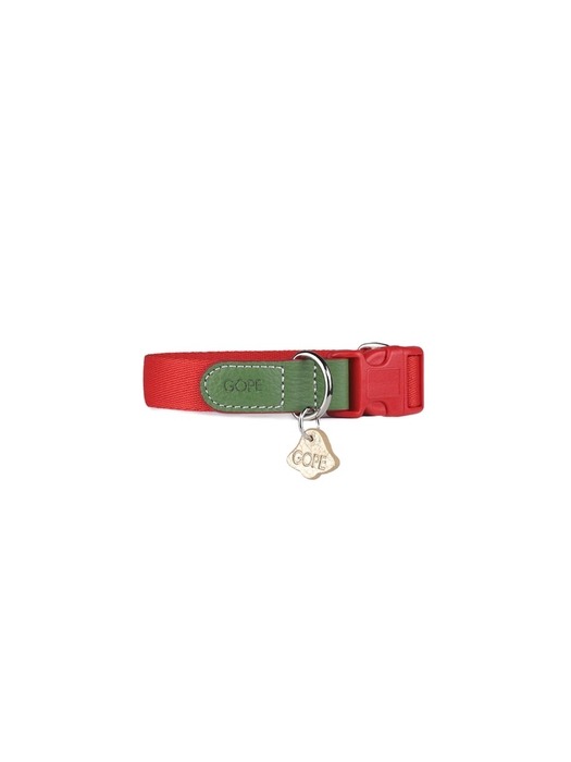 GOPE Christmas Dog Collar GRRE (O-Buckle)