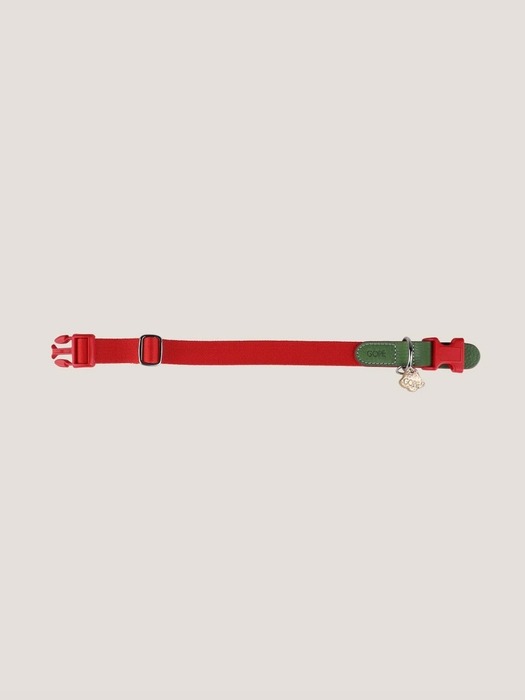 GOPE Christmas Dog Collar GRRE (O-Buckle)