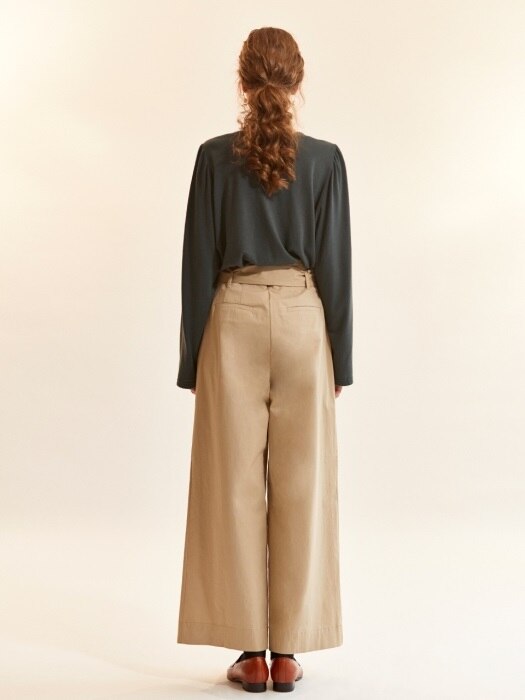 waist-tie cotton pants_beige