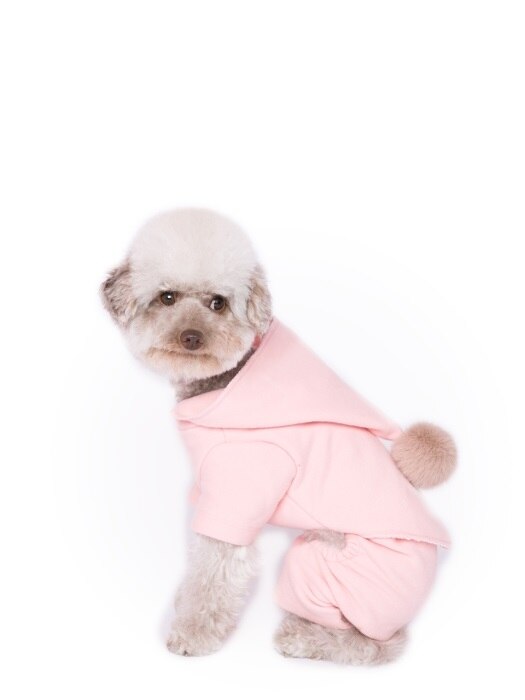 Pudding hoodie SET-pink