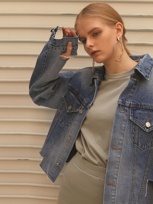 DENIM CUTTING JACKET