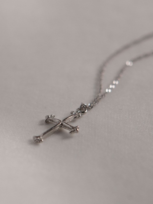 Vintage Cross Thin Necklace