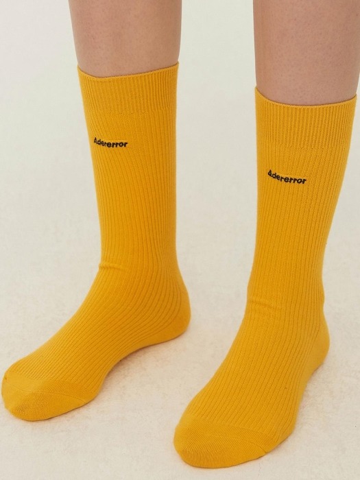 Basic ader socks Yellow