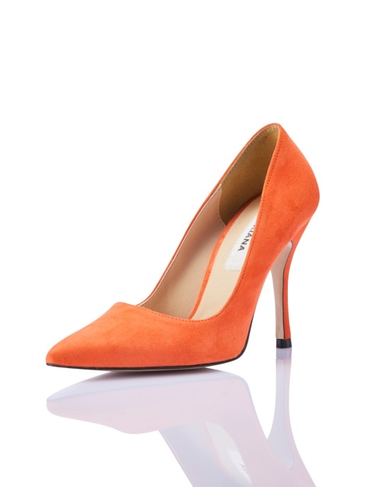 Briana Stiletto_Orange Suede