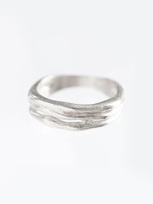 cl006 Vine silver ring