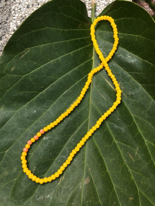 Yellow Jade Necklace