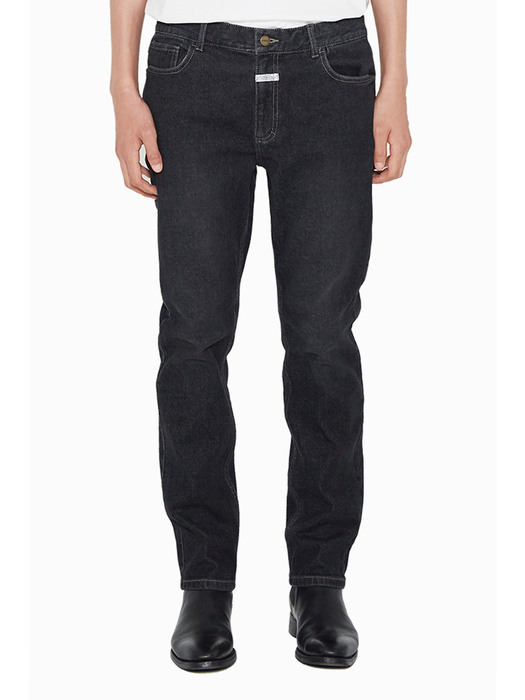 MARITHE ROLL POCKET JEANS (MEN) stone black