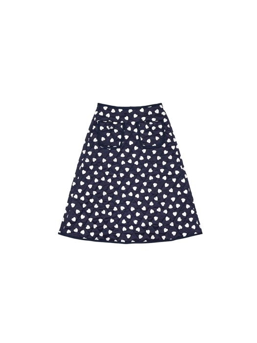 Lovers quilting skirt - Navy