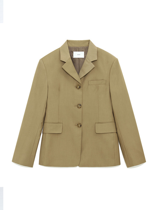 SINGLE LINE JACKET WOMEN [BEIGE]