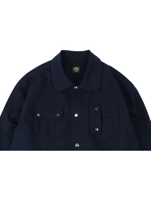 4POCKET FISHERMAN STITCH JACKET [Indigo]