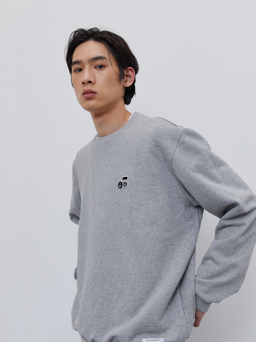 NOTE SWEATSHIRT-GREY