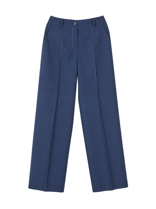 Pintuck Stitched Pants in D/Navy_VW0SL1040
