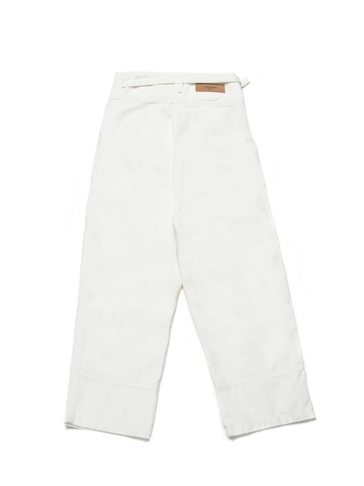 String High Waist Wide Jean (IVORY)