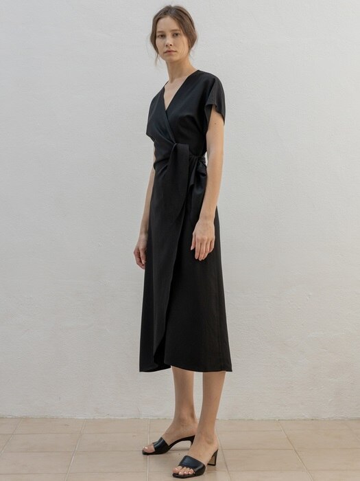 Linen Wrap Dress_RF20SMOP05 (2 Colors)