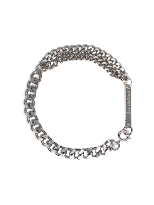 SCB067 Layered chain bracelet