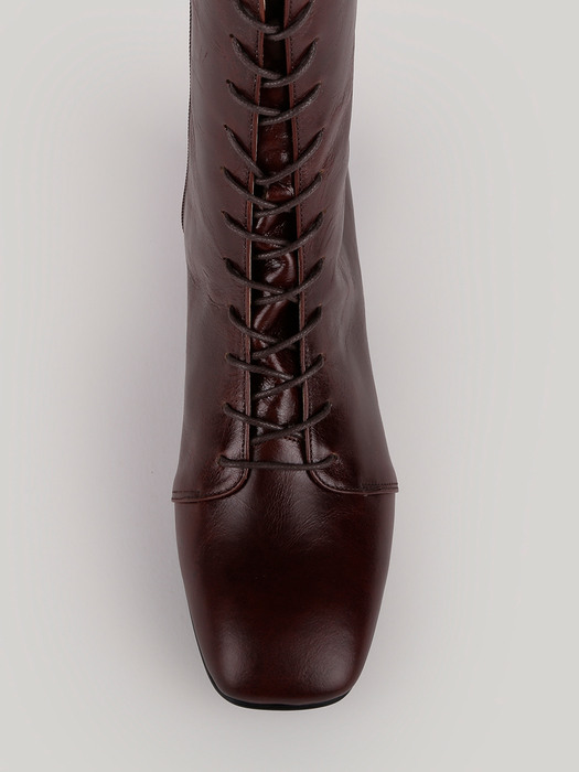 rim014 laceup boots (burgundy)