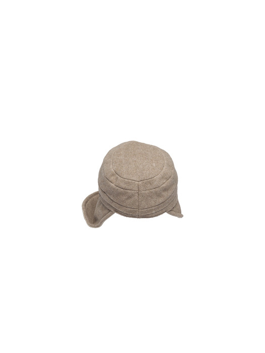 Unbalanced brim Lilly hat - Beige