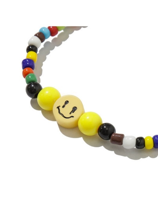 새드스마일 [온라인 단독] sad smile bead bracelet