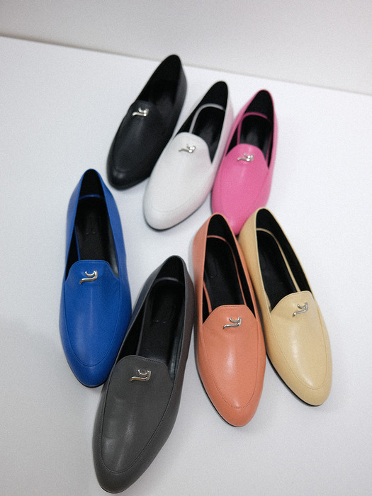 Y.06 SUCRE ELEVE Flat Loafer / CHERRY PINK / Y.06-F17 